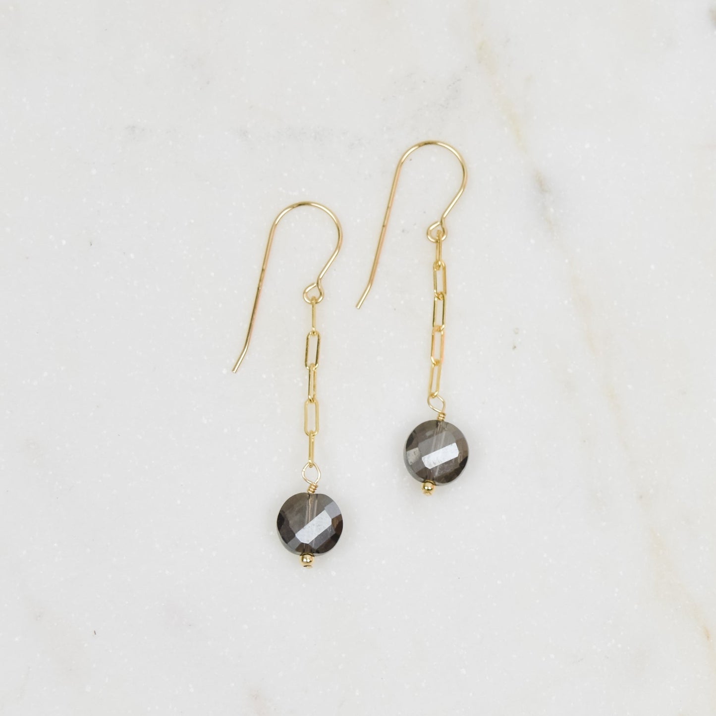 Smokey Night Earrings Emily Anne Designs LLC