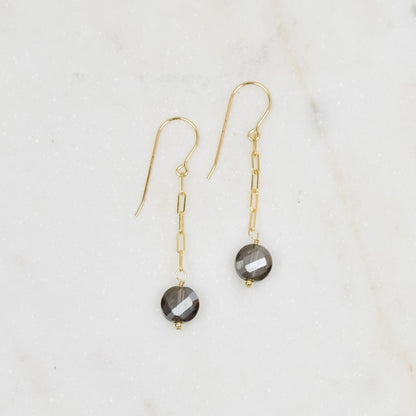 Smokey Night Earrings Emily Anne Designs LLC