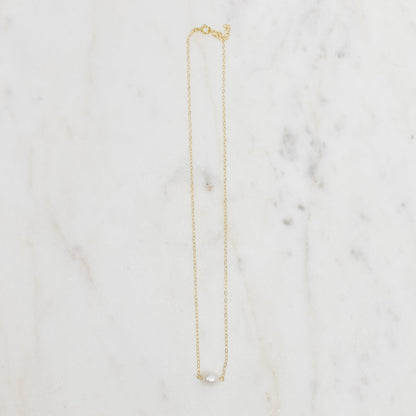Simple Pearl Necklace Emily Anne Designs LLC