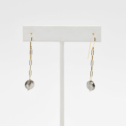 Smokey Night Earrings Emily Anne Designs LLC
