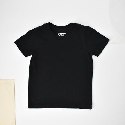 RAD ORGANICS COTTON TEE - BLACK LITTLE RAD THINGS