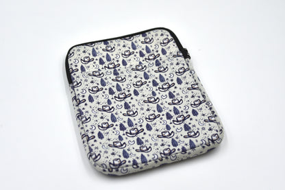 Midnight Cowboy Print Book & Tablet Sleeve – Western Cowgirl Starry Night Design BashDesignsCo