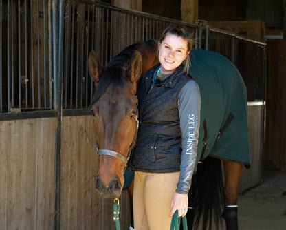 Inside Leg Outside Rein Baselayer: Charcoal Horseplay Apparel