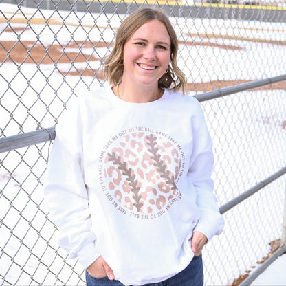 Take Me Out To The Ball Game (Leopard Baseball) Ivy + Cloth