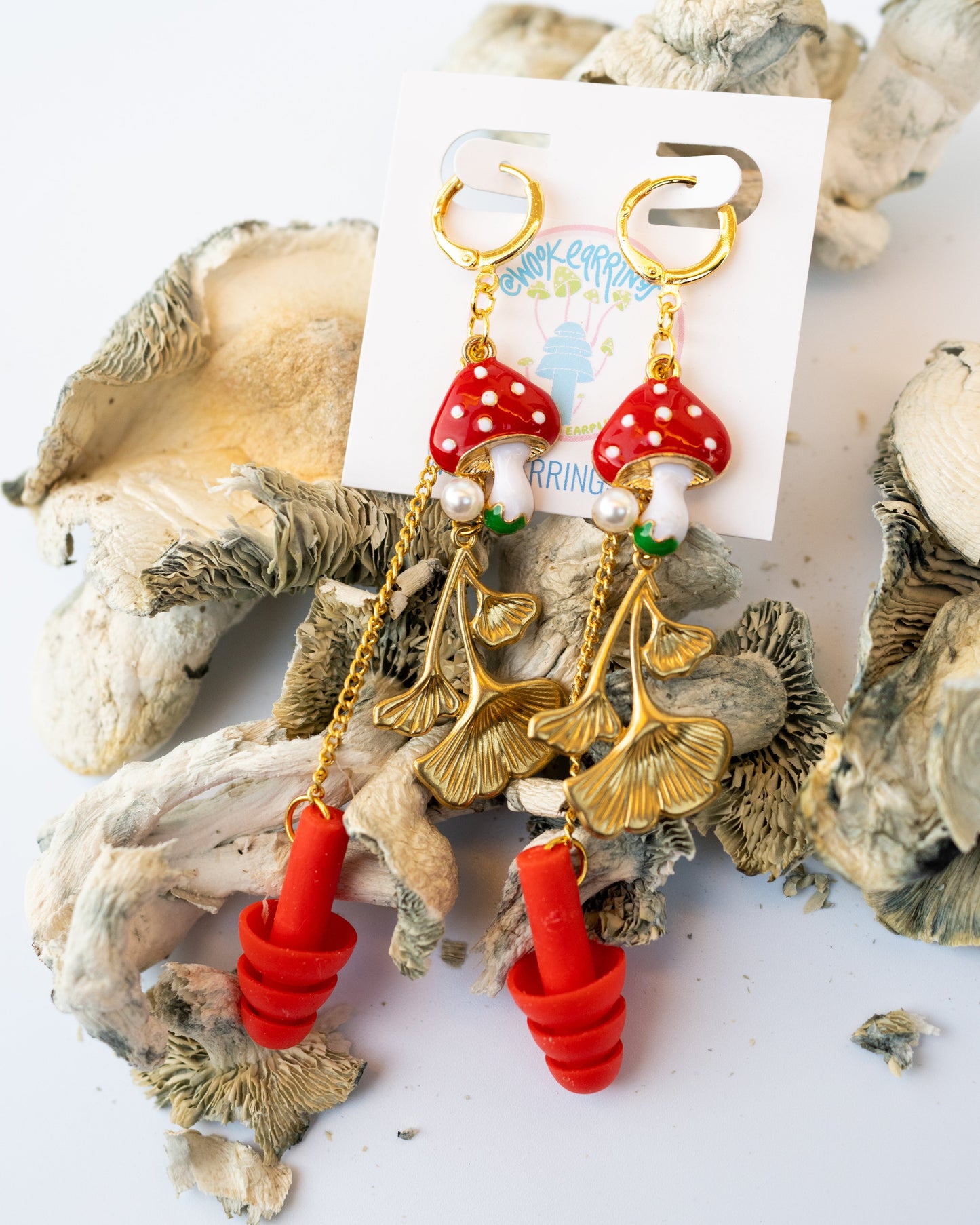 Amanita Earplug Earring Wook Plugs