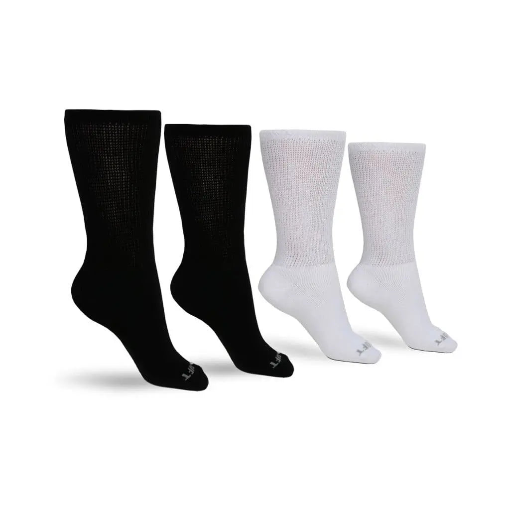 Men's Ultra-Soft Upper Calf Diabetic Socks (4 Pair) DSC