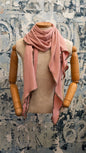 Dusty Rose DNA Scarf Late Sunday Afternoon