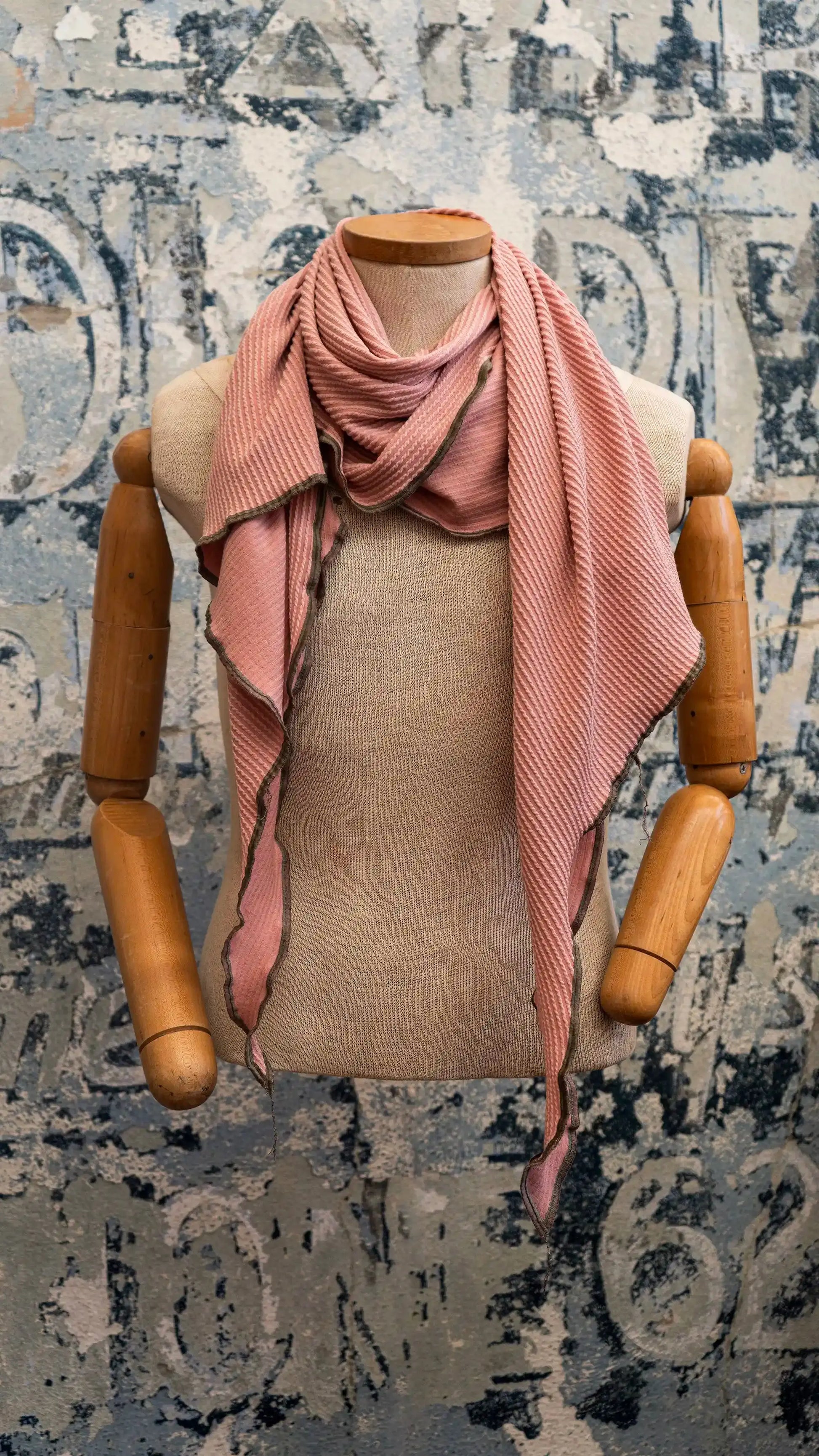 Dusty Rose DNA Scarf Late Sunday Afternoon