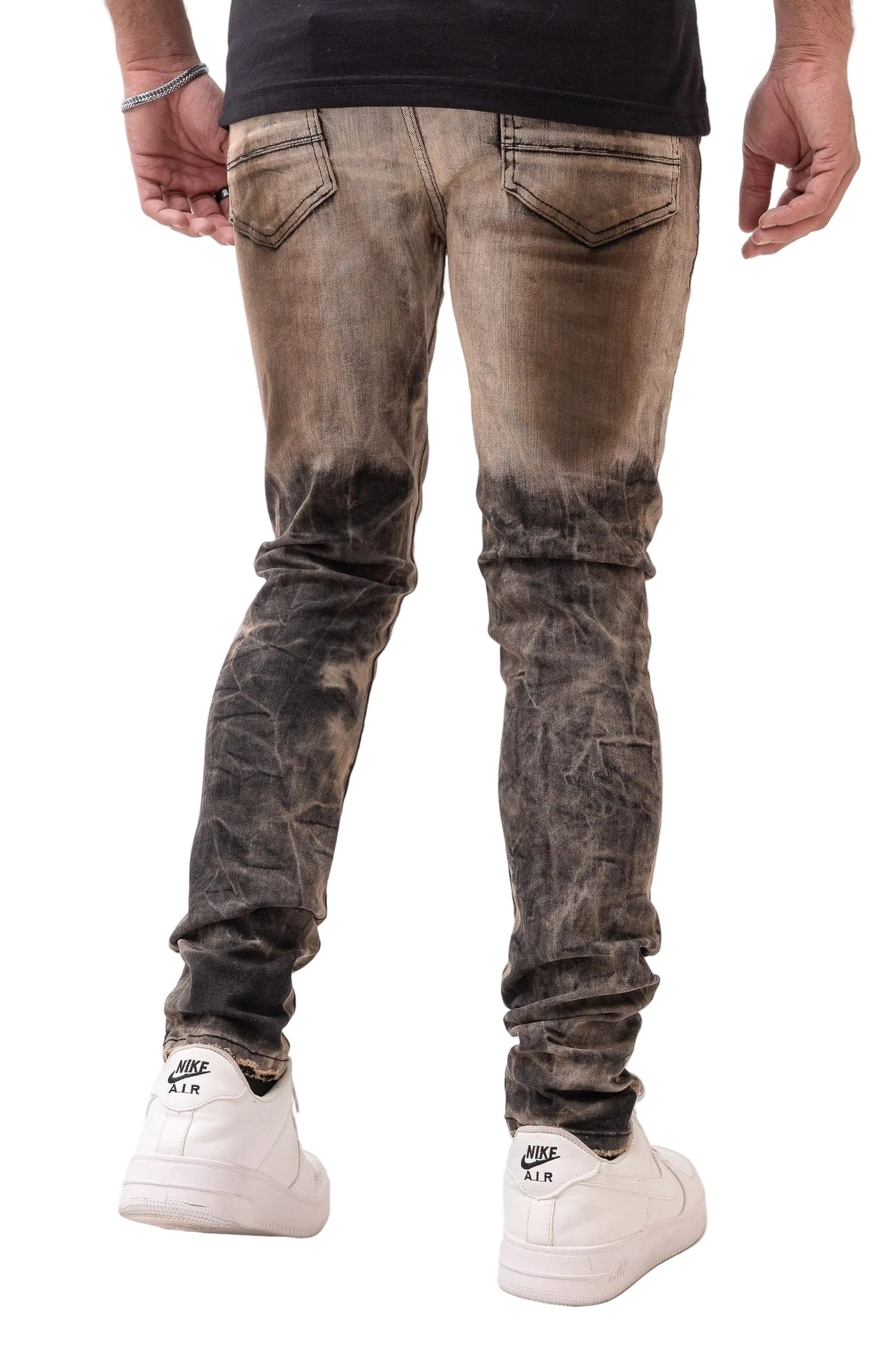 Premium Disaster Ultra Skinny Stretch Denim - Rust Denim Exchange