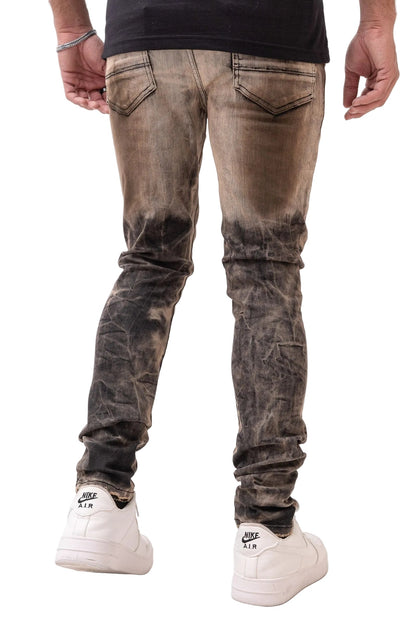 Premium Disaster Ultra Skinny Stretch Denim - Rust Denim Exchange