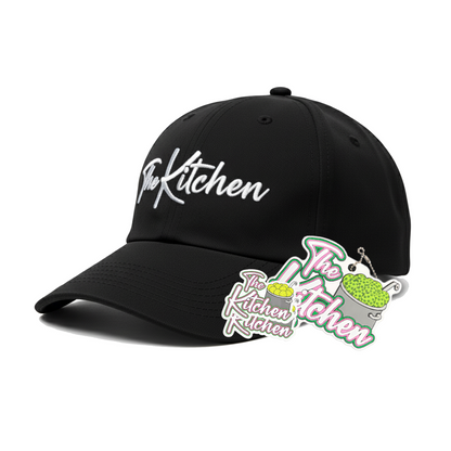 Black Unstructured Hat The Kitchen Pickleball