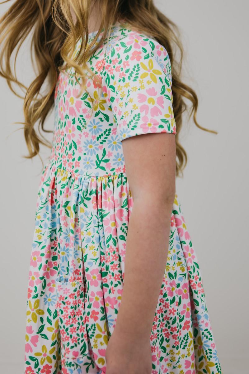 Daffodils S/S Pocket Twirl Dress Mila & Rose ®