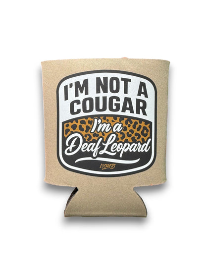 Deaf Leopard Koozie