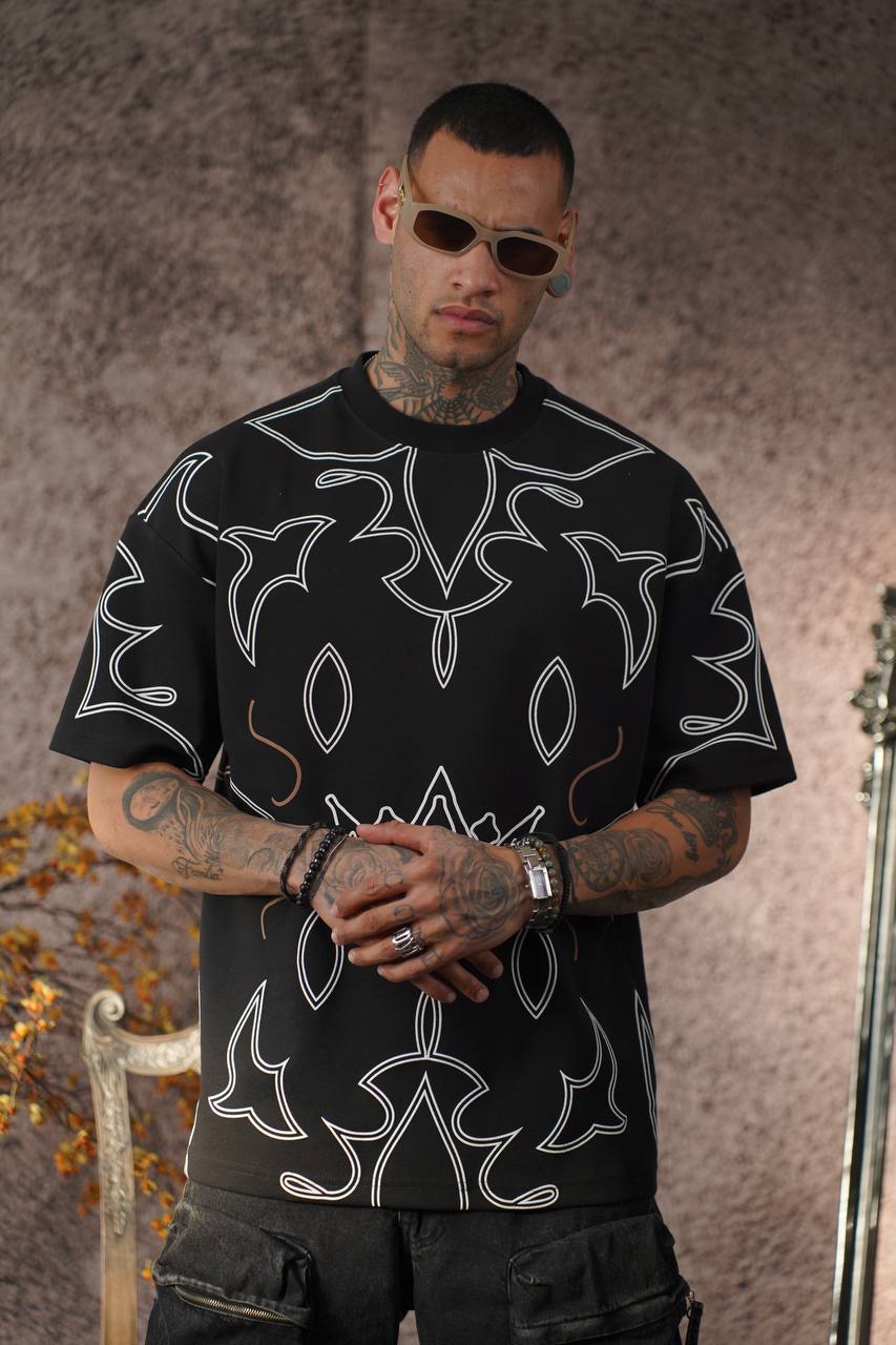 Deftlouwear Digital Print Rayon Shirt - Men's Short Sleeve Beach Shirt -  Lightweight Summer Top Withinblack
