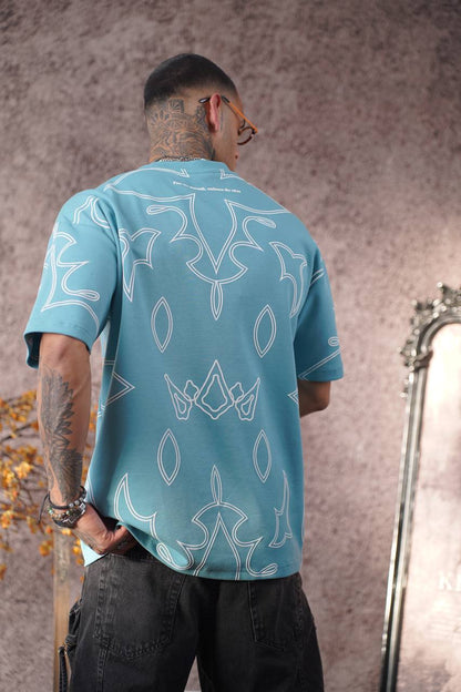 Deftlouwear Digital Print Rayon Shirt - Men's Short Sleeve Beach Shirt -  Lightweight Summer Top Withinblack