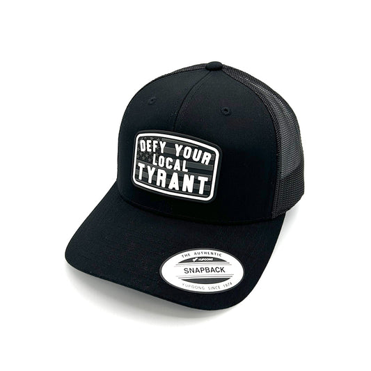 Defy Your Local Tyrant Hat PVC Patch Shield Republic