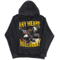 Depraved Pullover Hoodie Vintage Black