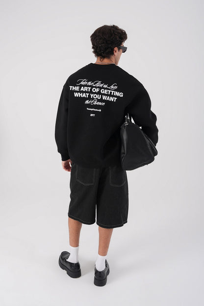 Design Club' Oversized Sweatshirt: The New Icon of Urban Style Withinblack