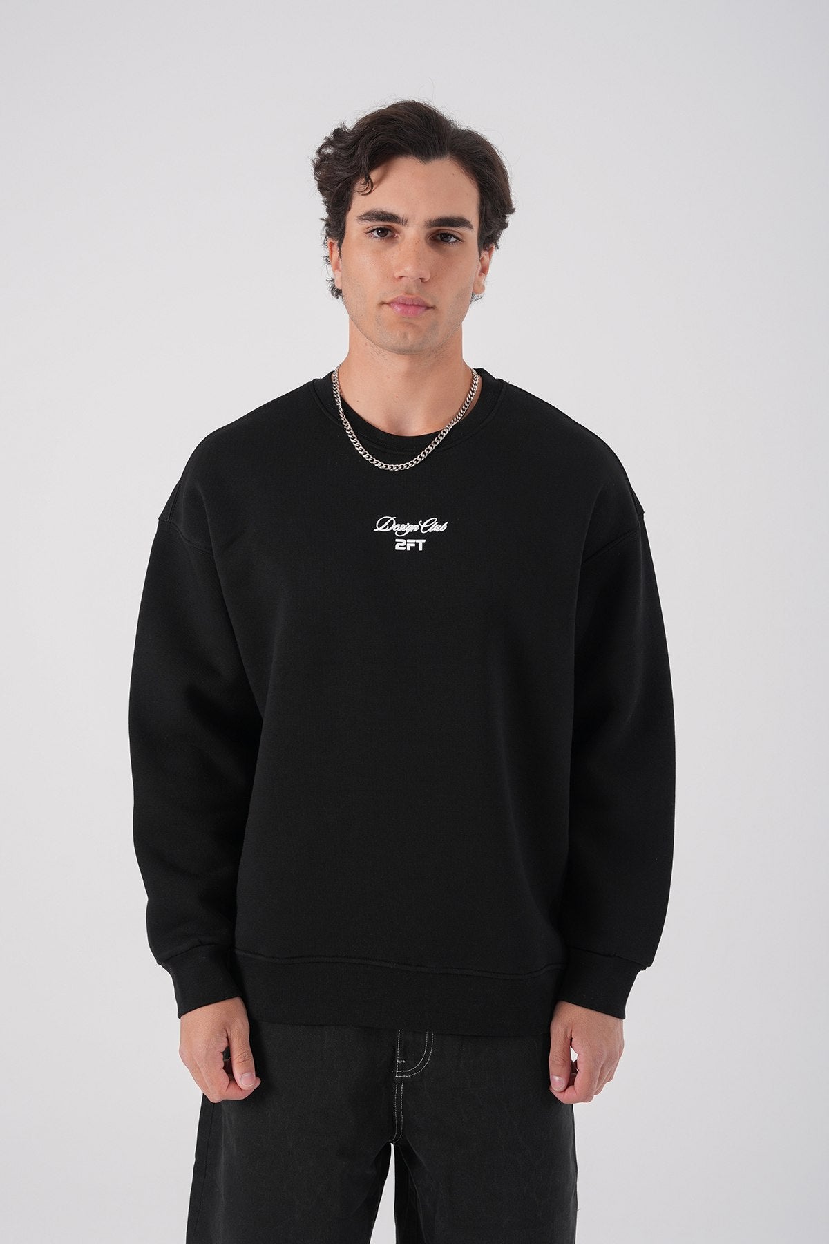 Design Club' Oversized Sweatshirt: The New Icon of Urban Style Withinblack