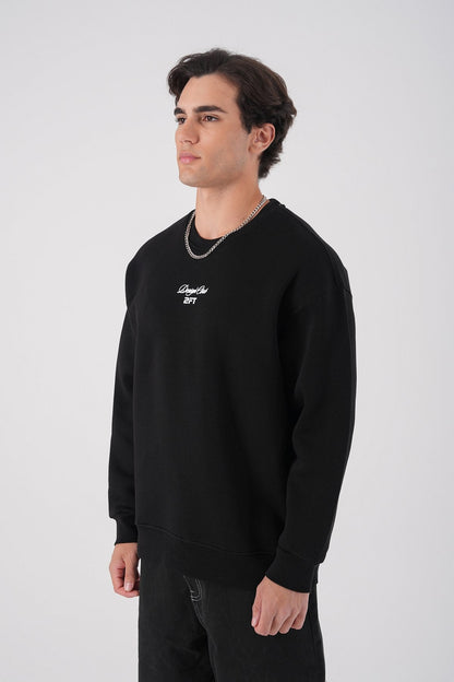 Design Club' Oversized Sweatshirt: The New Icon of Urban Style Withinblack