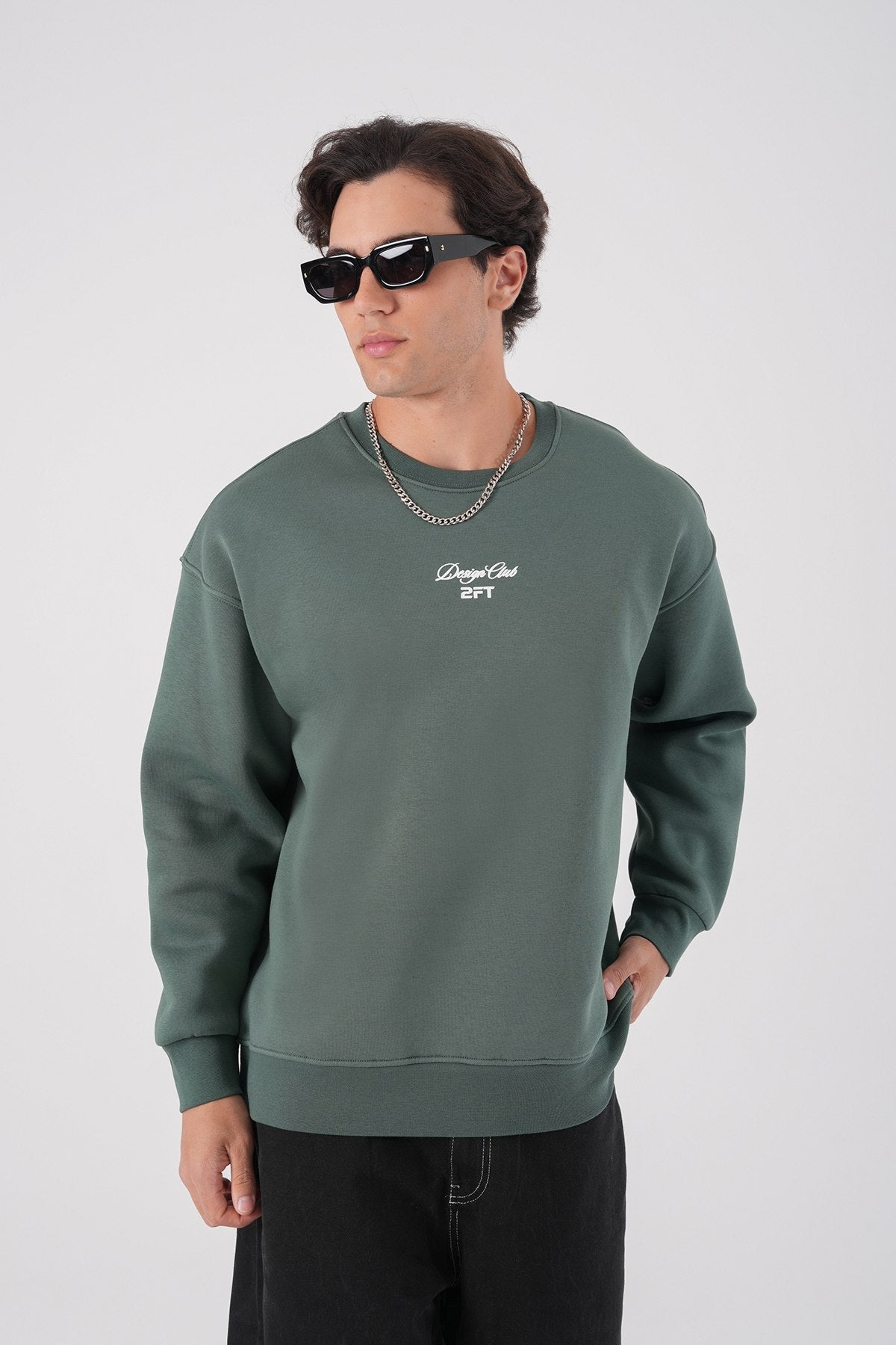 Design Club' Oversized Sweatshirt: The New Icon of Urban Style Withinblack