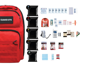 Prepared Survival Kit -  Emergency & Disaster Go Bag quakekits.com