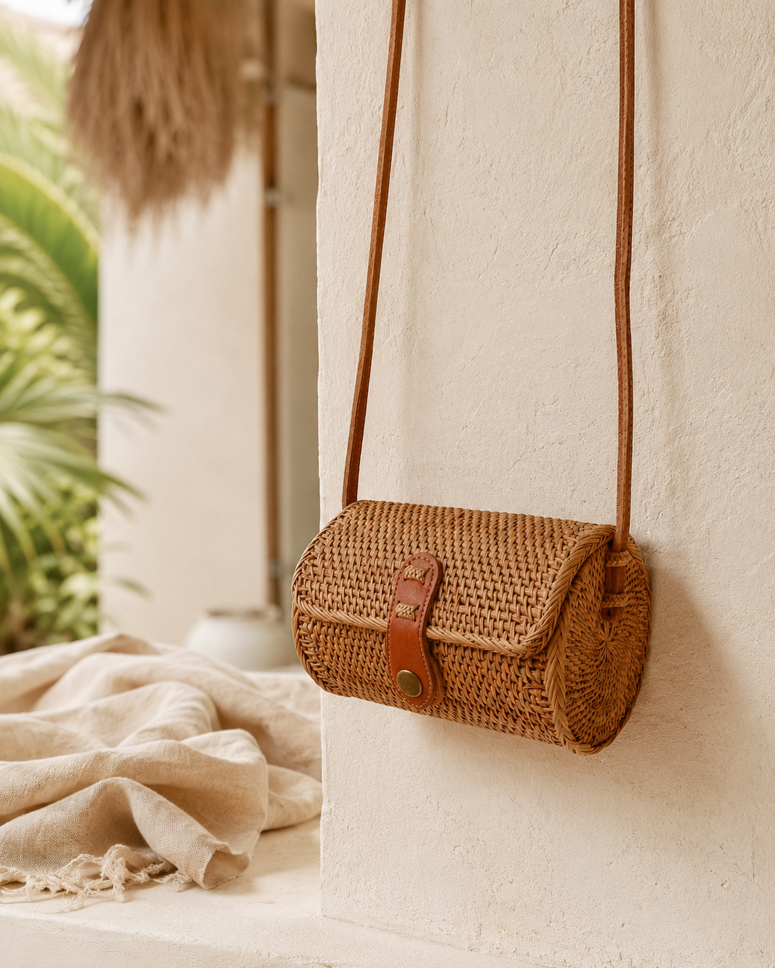 Diah Rattan Purse Village Thrive