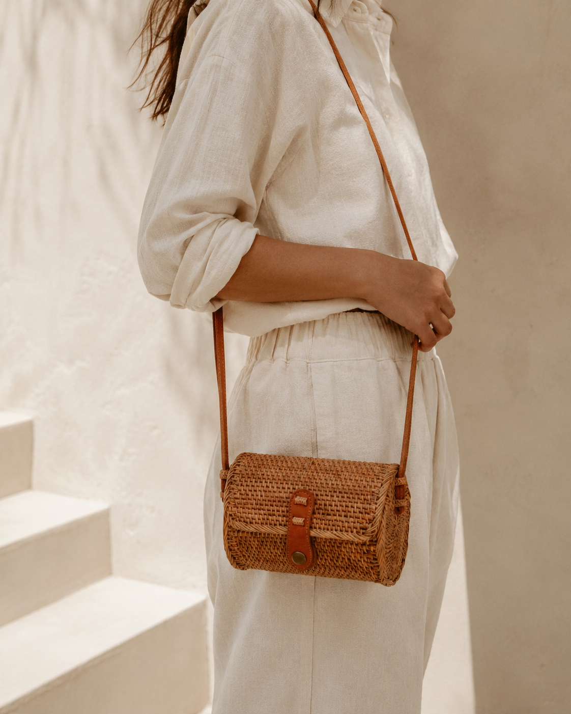 Diah Rattan Purse Village Thrive