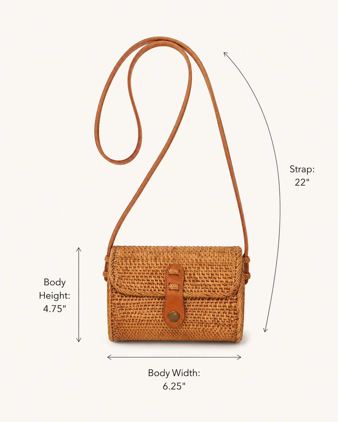 Diah Rattan Purse Village Thrive