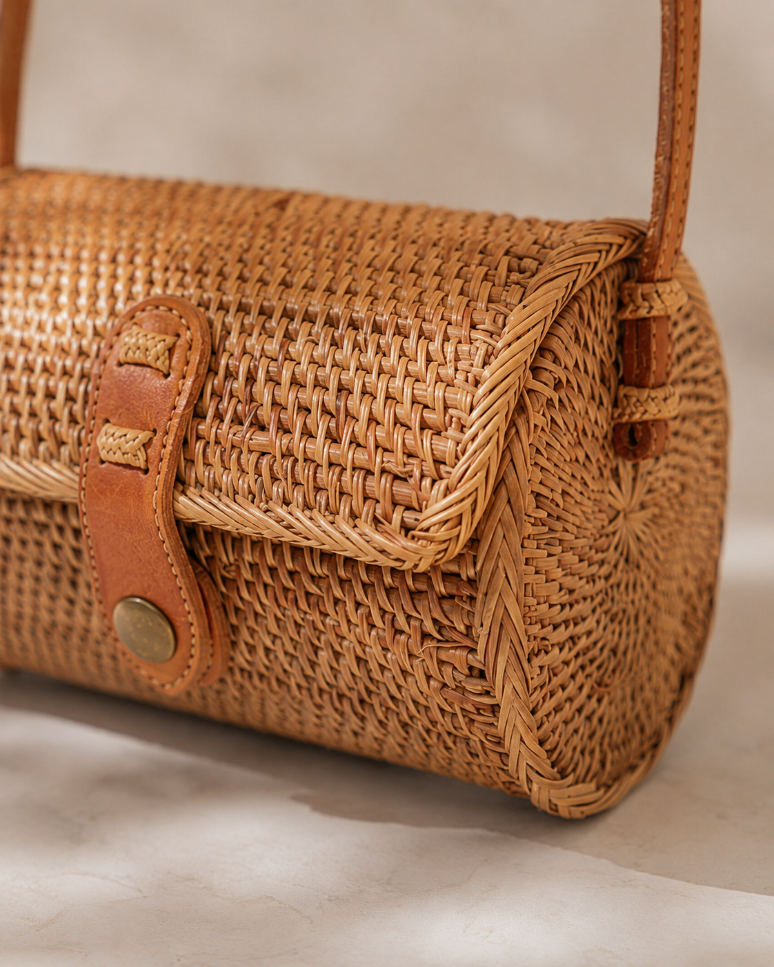 Diah Rattan Purse Village Thrive