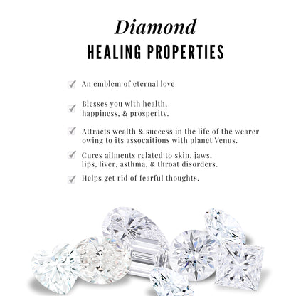Diamond Clock Earring for Cartilage Piercing