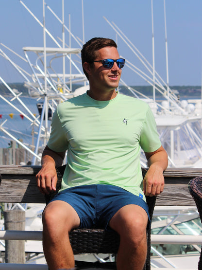 Dockside Performance Tee White Water Life