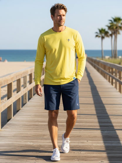 Dockside Performance Long Sleeve White Water Life