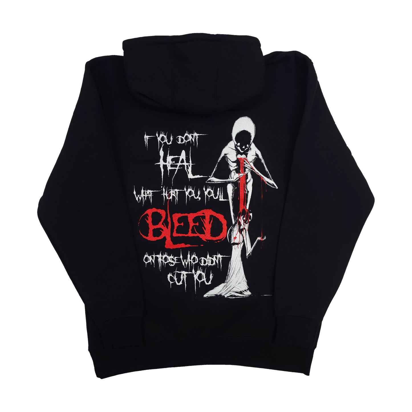 Don't Heal Pullover Hoodie Black