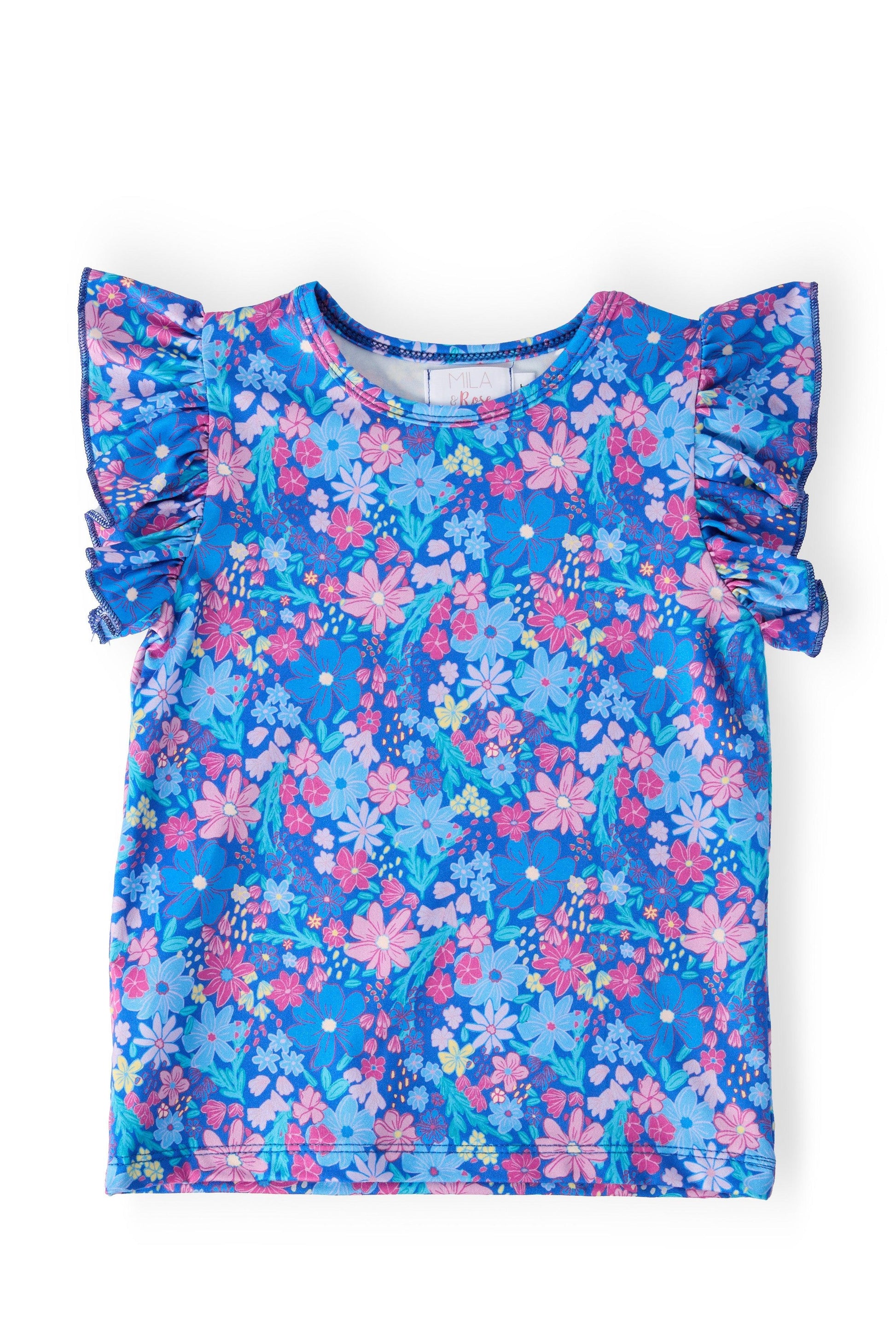 Dreaming Daisies S/S Ruffle Tee Mila & Rose ®