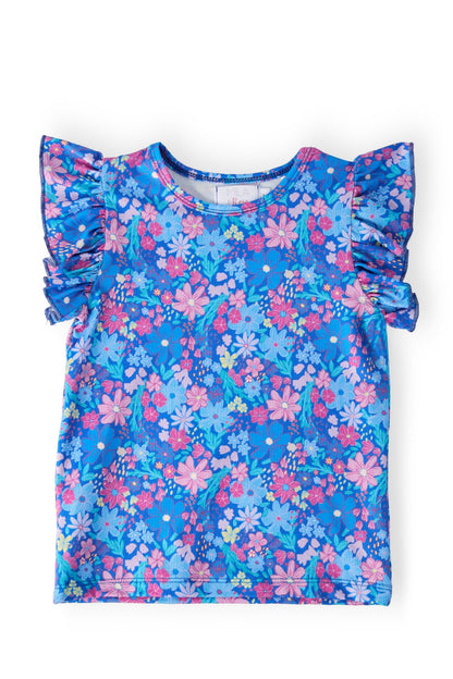 Dreaming Daisies S/S Ruffle Tee Mila & Rose ®