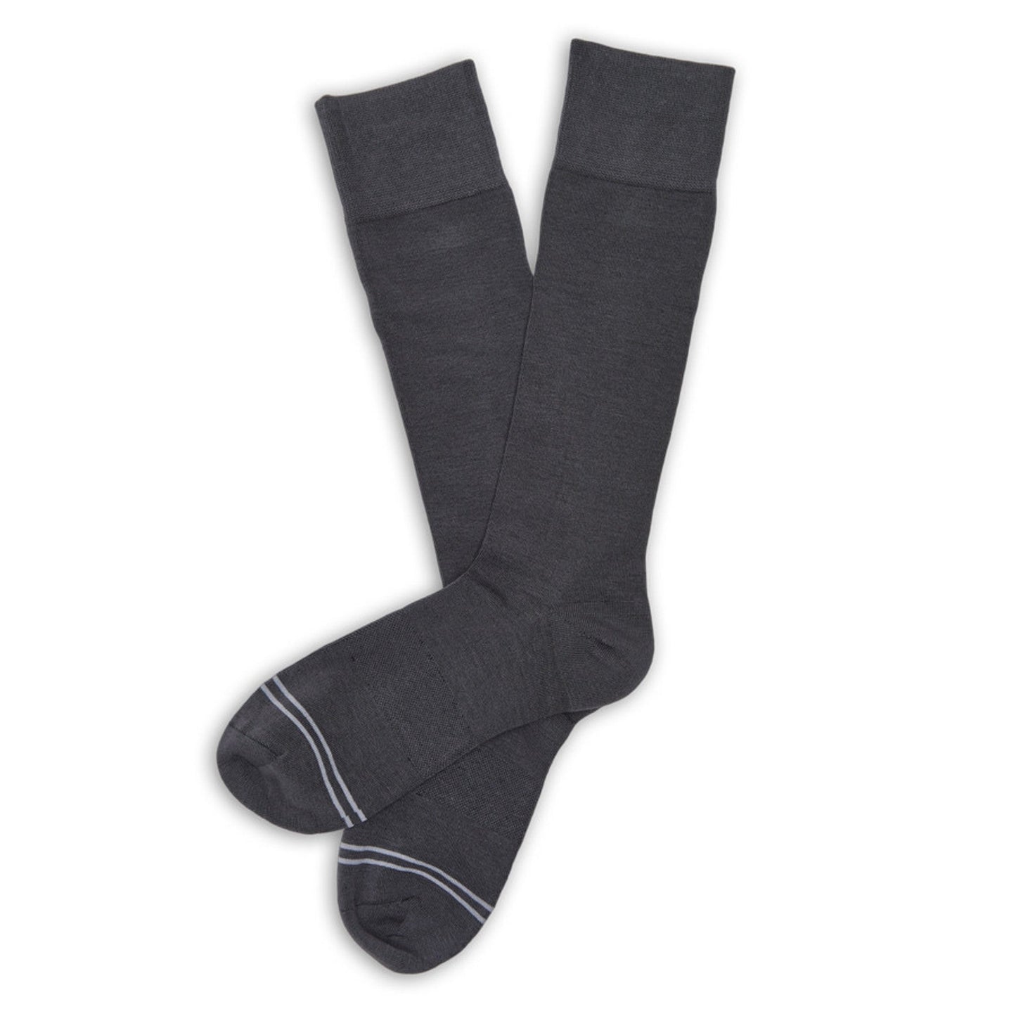 Asher 6-Pack - Charcoal Dress Socks DeadSoxy