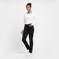 Drew White Long Sleeve Crew Auragen