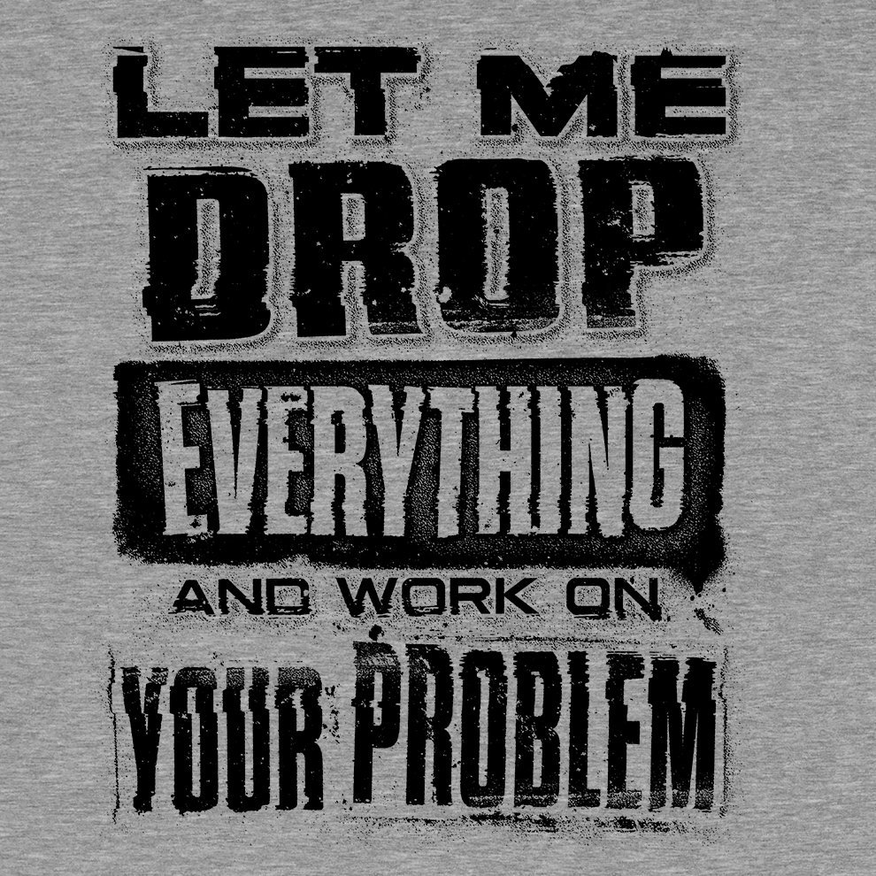 Drop Everything - Safety Yellow T-Shirt Armed American Supply