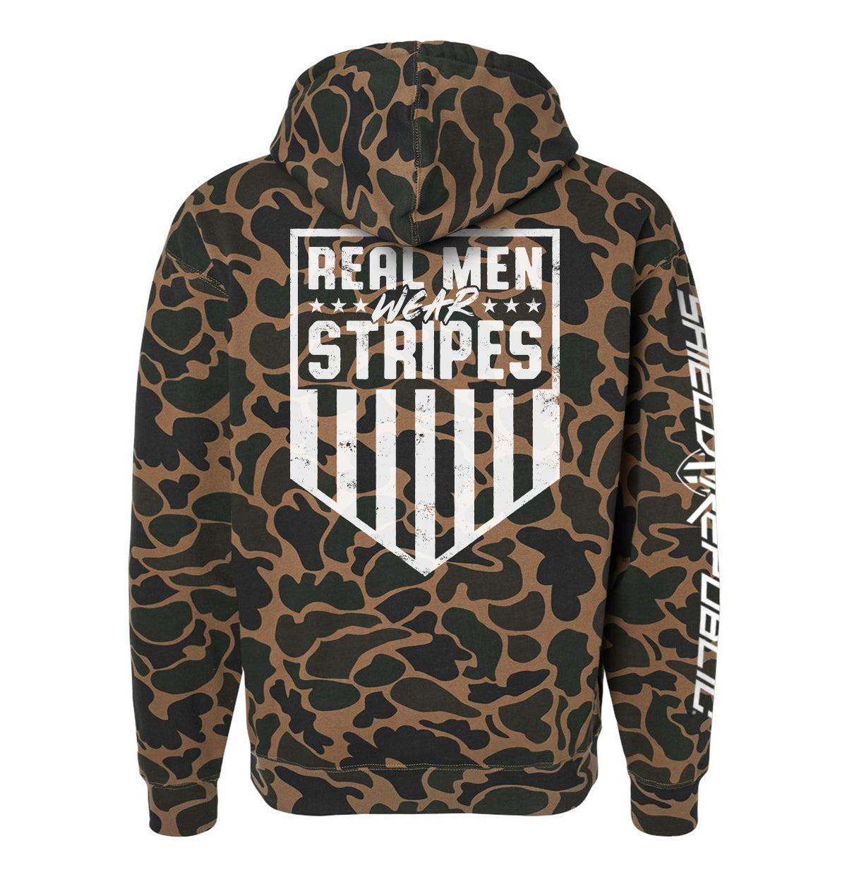 Real Men Wear Stripes (Back Print) Shield Republic