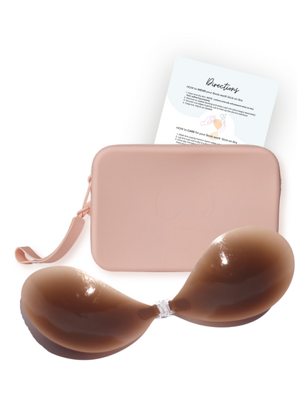 Match Maker - Silicone Travel Case + x1  Silicone Stick-On Bra - WSL Boob-eez