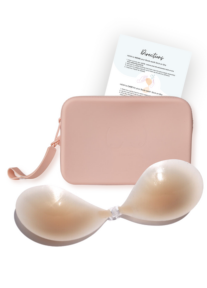 Match Maker - Silicone Travel Case + x1  Silicone Stick-On Bra - WSL Boob-eez