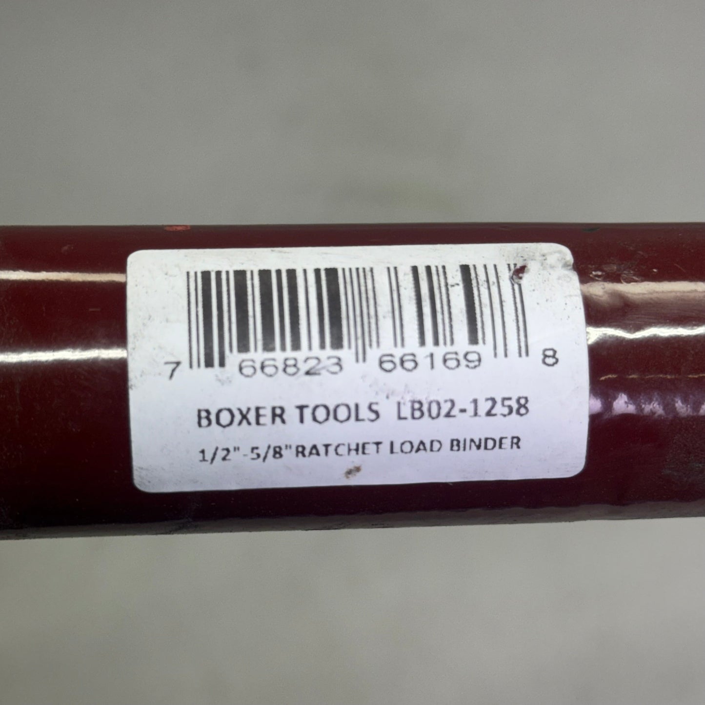 BOXER TOOLS Ratcheting Load Binder 4x4 Vehicles 1/2" x 5/8", Dark Red LB02-1258 PayWut