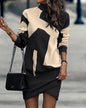 Wild West Chic Long-Sleeved High-Neck Irregular Dress for Cowgirls Country in My Heart