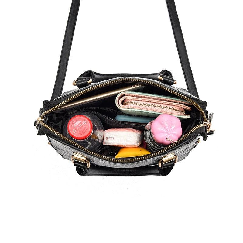 Luxe Alligator Leather Shoulder Bag - Stylish Premium Leather Bag for Women Country in My Heart