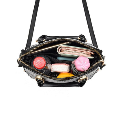 Luxe Alligator Leather Shoulder Bag - Stylish Premium Leather Bag for Women Country in My Heart