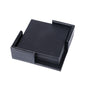 Creative PU leather coaster Exquisite insulated tea water cushion Square leather coaster