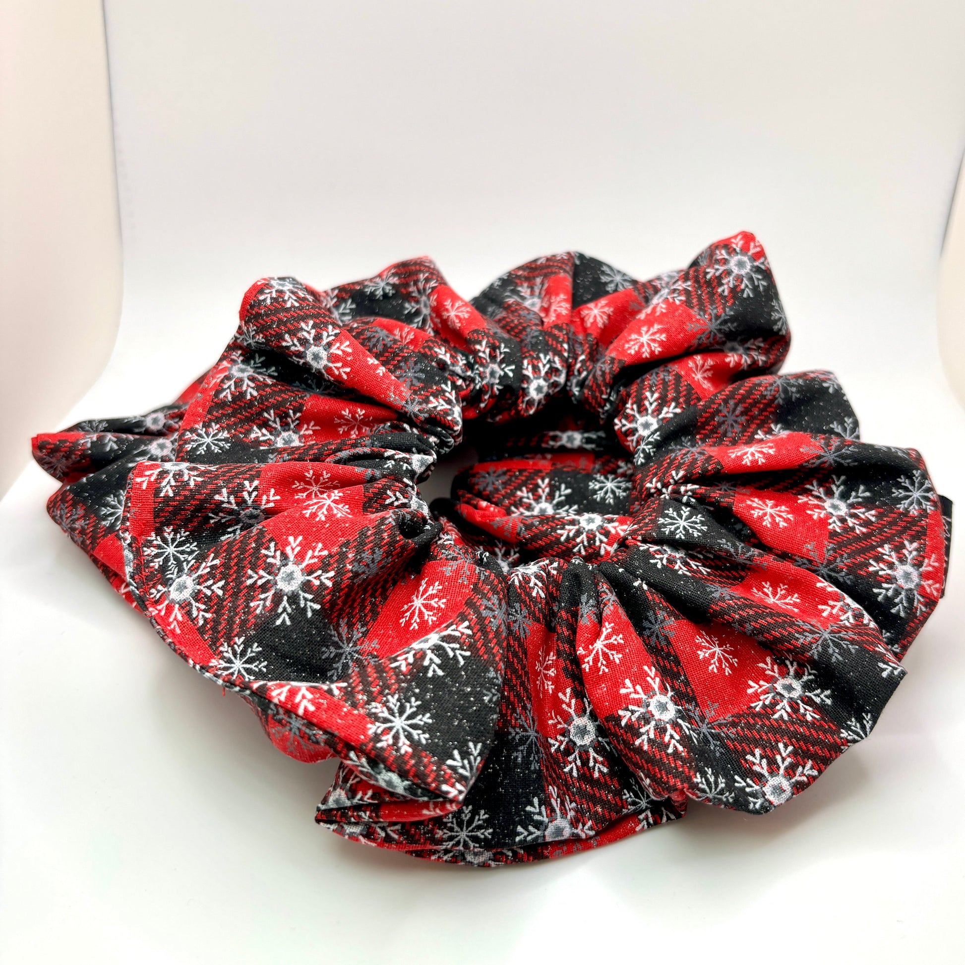 Buffalo Glitter Snowflake Scrunchie Enchanted Scrunch