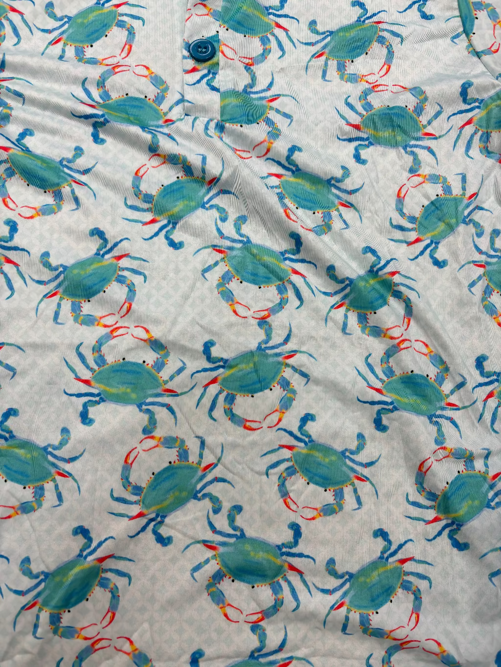 Aqua Crab Boys Polo Shirt Jolie & Jax Boutique