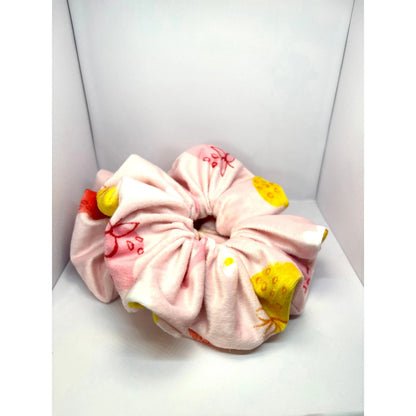 Pink Fruit Minky Scrunchie Enchanted Scrunch